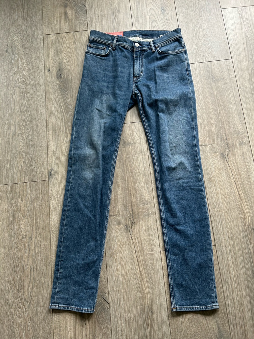 Acne Studios Bla Konst Jeans North Mid Blue Size 31 / 32